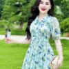 Váy Thiết Kế MDU2811 Cổ Sơ Mi Thắt Nơ Thanh Lịch 11 vay thiet ke mdu2811 3 Mdu Fashion
