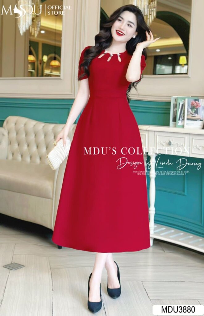 Khám Phá Top 10+ Mẫu Đầm Cúp Xòe Công Chúa Sang Trọng Từ MDUfashion 10 Váy Cúp Xòe Công Chúa Màu Đỏ Quyến Rũ