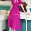 Váy Thiết Kế MDU4113 Màu Hồng Cổ Cách Điệu Độc Đáo Sang Trọng 10 vay thiet ke mdu4113 2 1 Mdu Fashion