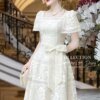 Váy Công Chúa MDU4344 Ren Kén Tằm Tinh Tế 11 vay thiet ke mdu4344 3 1 Mdu Fashion