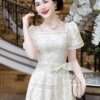 Váy Công Chúa MDU4344 Ren Kén Tằm Tinh Tế 12 vay thiet ke mdu4344 4 2 Mdu Fashion