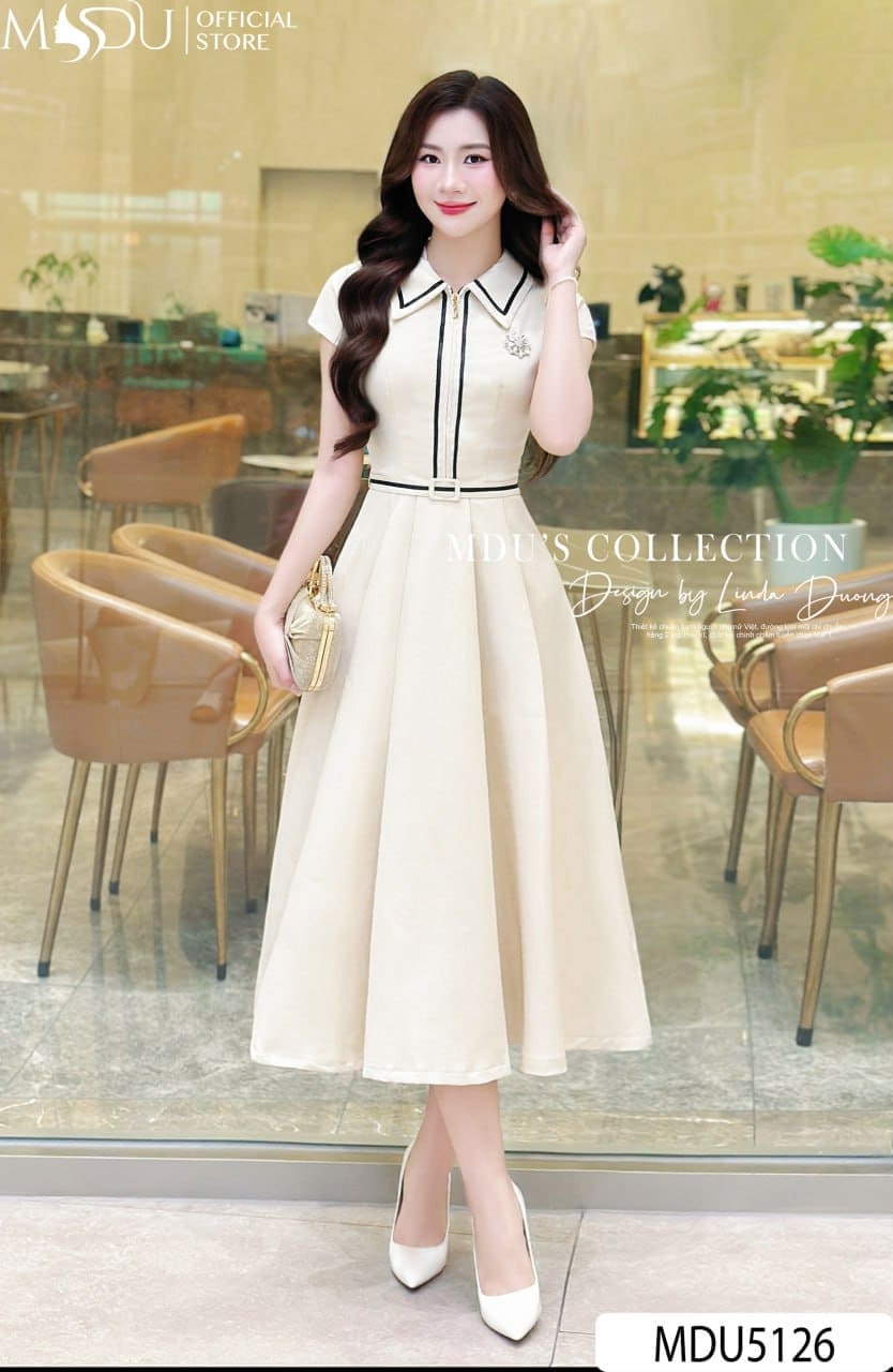 6+ Mẫu Váy Xòe Công Sở Thanh Lịch Cho Nàng Công Sở Hiện Đại 4 Các Kiểu Váy Xòe Công Sở Đẹp Mê Hồn Cho Chị Em - Váy Xòe Chữ A