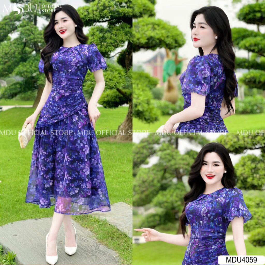 Top 10+ Đầm Cá Tính Dự Tiệc Phá Cách Cho Phái Đẹp – Phong Cách Độc Đáo Và Hiện Đại 4 Đầm Xòe Dễ Thương từ MDUfashion