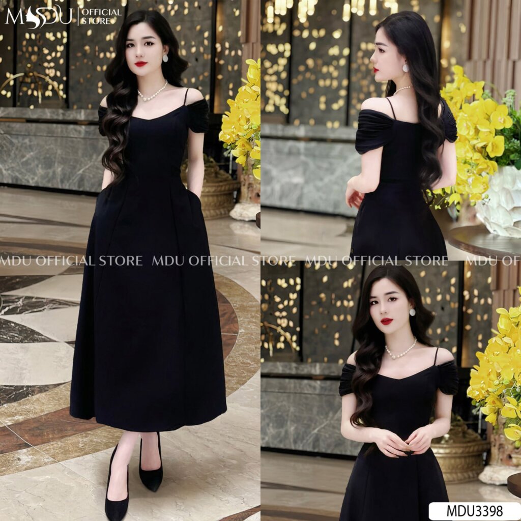 8 Mẫu Đầm Dáng Dài Sang Trọng Đỉnh Cao Từ MDU Fashion Dành Cho Mọi Quý Cô 5 Đầm Dáng Dài Sang Trọng Thiết Kế 2 Dây Quyến Rũ
