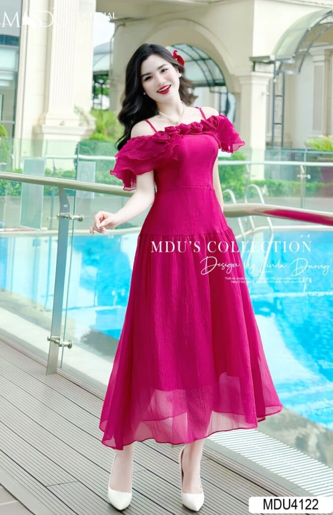 Top 10+ Mẫu Đầm 2 Dây Dáng Dài Cuốn Hút - Tôn Vinh Nét Đẹp Từ MDU Fashion 10 Đầm 2 dây dáng dài đính hoa tinh tế – Phong cách thanh lịch cho ngày hè