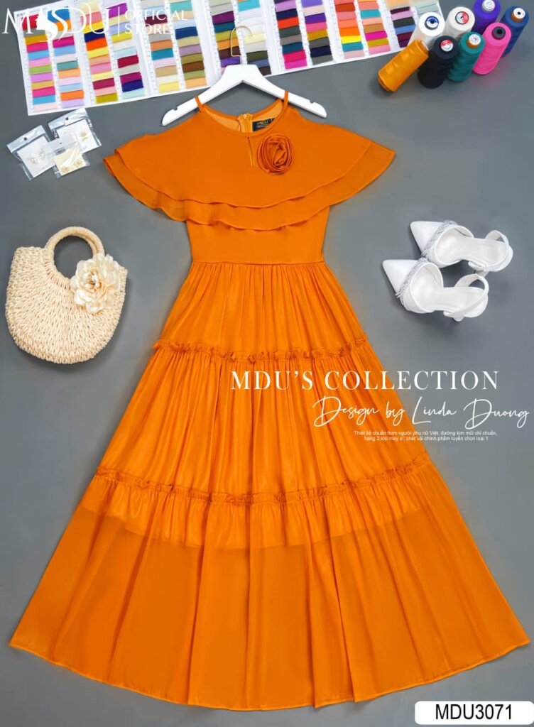 Top 10+ Mẫu Đầm 2 Dây Dáng Dài Cuốn Hút - Tôn Vinh Nét Đẹp Từ MDU Fashion 19 Phối phụ kiện để hoàn thiện phong cách