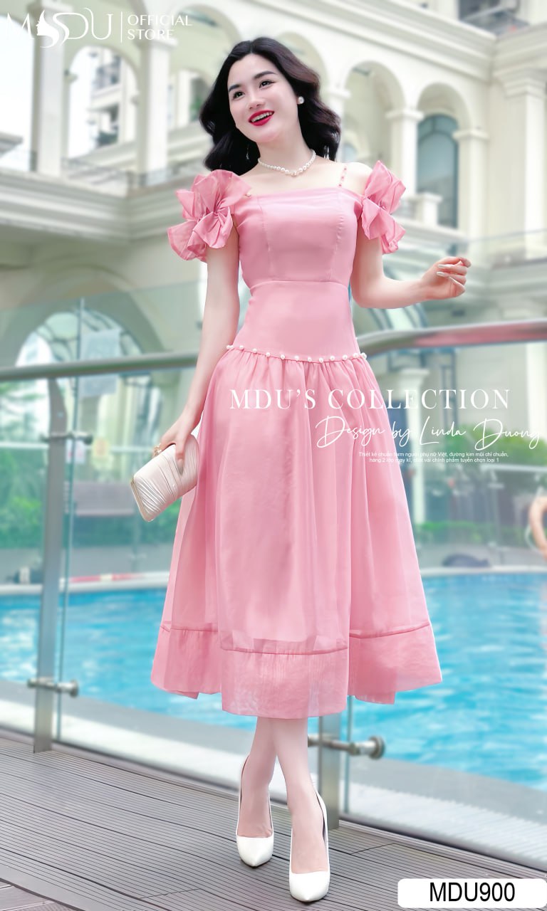 Top 10+ Tuyệt Phẩm Đầm Midi Dáng Dài Tinh Tế Từ MDU Fashion Dành Cho Phái Đẹp Hiện Đại 15 Đầm midi dáng dài cho người mũm mĩm