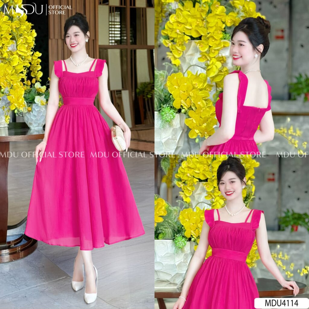 TOP 10+ Mẫu Đầm Tiểu Thư Dáng Dài Đẳng Cấp Từ MDU Fashion: Tinh Hoa Thời Trang Dành Riêng Cho Quý Cô 11 Đầm Tiểu Thư Dáng Dài Hồng Tinh Tế - Sự Lựa Chọn Cho Những Dịp Đặc Biệt