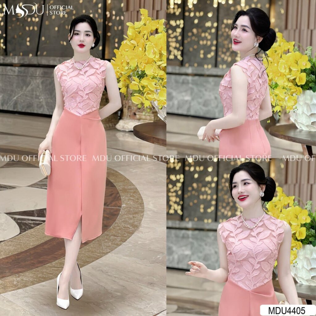 Top 10+ Mẫu Váy Body Xẻ Tà Từ Mdu Fashion – Quyến Rũ & Sang Trọng Cho Mọi Sự Kiện 11 Đầm Body Xẻ Tà Phối Lưới