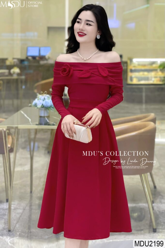 Top 10+ Mẫu Đầm Body Trễ Vai Quyến Rũ Cho Phong Cách Hiện Đại Và Tự Tin 2 Vẻ đẹp quyến rũ của đầm body trễ vai