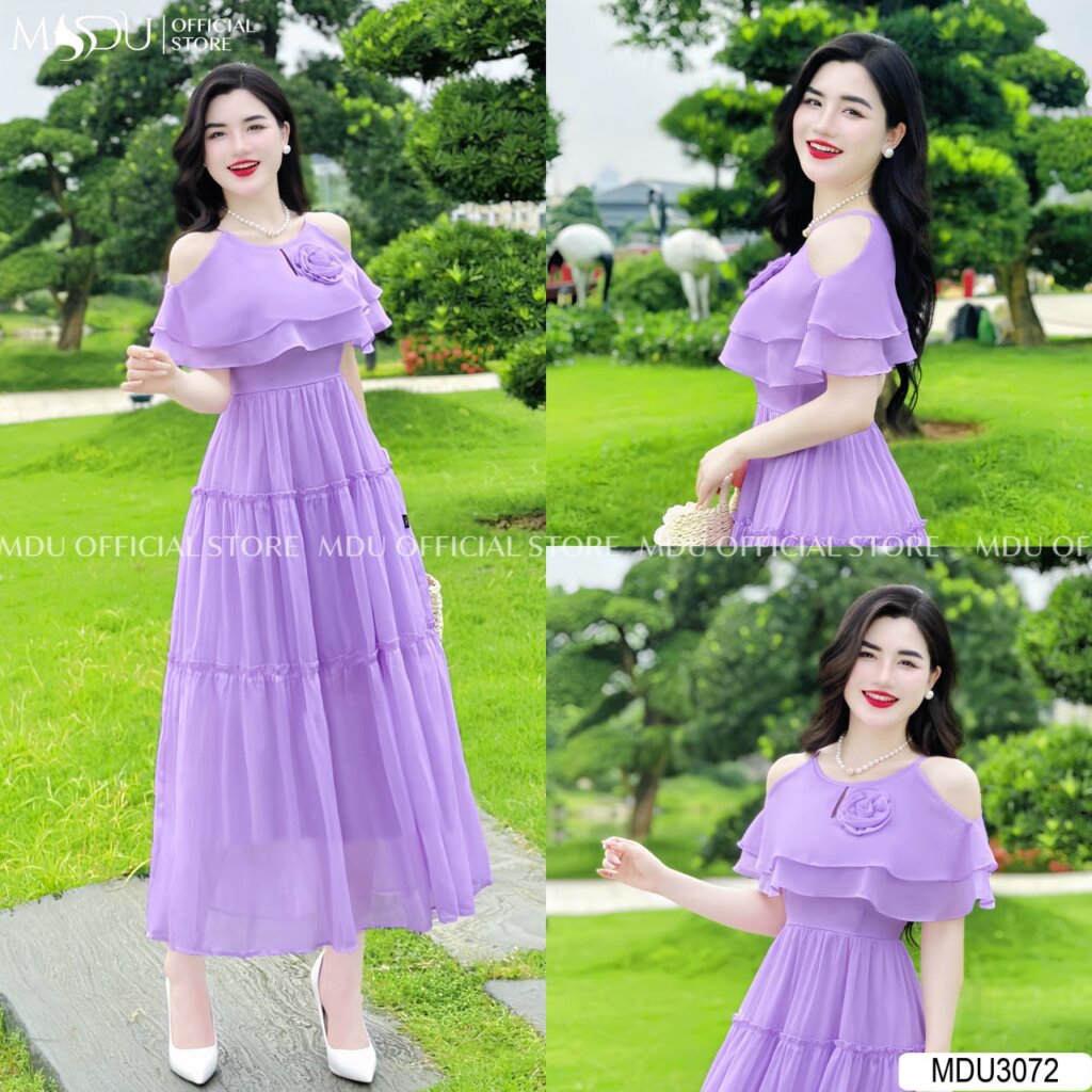 Top 10+ Mẫu Đầm Maxi Dáng Dài Thiết Kế Tinh Tế, Điệu Đà Cho Chị Em 2 Đầm maxi dáng dài - Sự Lựa Chọn Của Các Cô Nàng