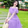 Váy Thiết Kế MDU3072 Cổ Yếm Đính Hoa 13 vay thiet ke mdu3072 5 Mdu Fashion