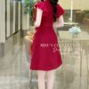 Váy Thiết Kế MDU3776 – Màu Đỏ Quyến Rũ Phối Cùng Đai Váy Được Thiết Kế Độc Đáo Cách Điệu 11 vay thiet ke mdu3776 4 Mdu Fashion