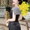 Váy Thiết Kế MDU3927 Khuy Cài Đá Thanh Lịch 11 vay thiet ke mdu3927 4 Mdu Fashion