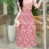 Váy Thiết Kế MDU4028 – Váy Liền Xòe Nhẹ Hồng Nhạt Tay Bồng Cuốn Hút 9 vay thiet ke mdu4028 5 Mdu Fashion