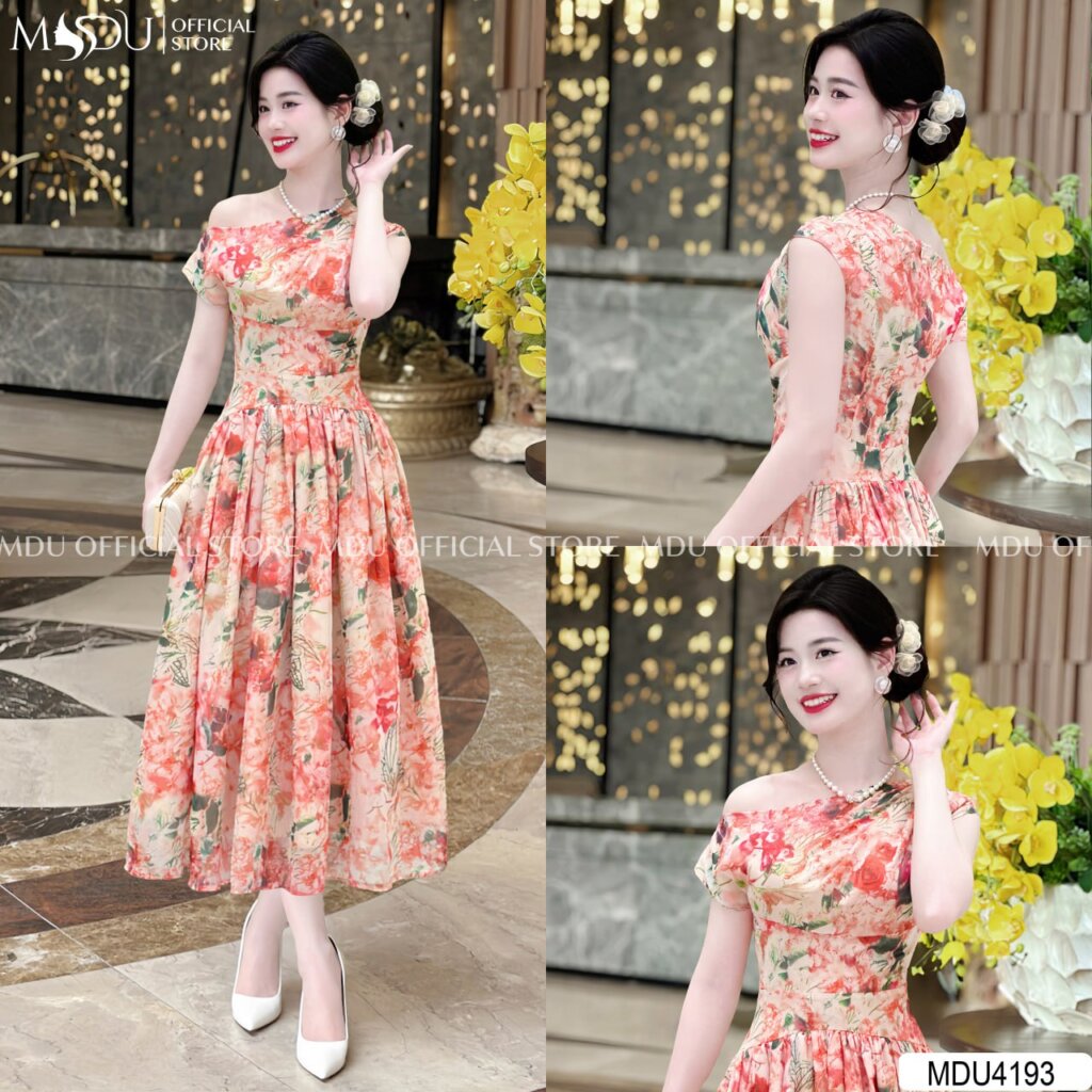 Khám Phá Top 10+ Mẫu Đầm Xòe Công Chúa Trễ Vai Kiêu Sa Từ MDU Fashion 12 Đầm Trễ Vai Xòe Công Chúa Chiết Eo Tôn Dáng