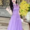 Váy Thiết Kế MDU4221 – Màu Tím Sang Chảnh Phối Cùng Cổ Sơ Mi Tinh Tế Khó Có Thể Rời Mắt 11 vay thiet ke mdu4221 3 1 Mdu Fashion