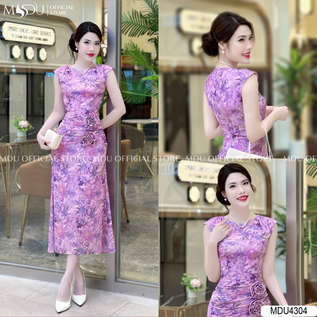 Top 10+ Mẫu Đầm Body Nhún Eo Cao Cấp – Bí Quyết Tôn Dáng Hoàn Hảo Cho Phái Đẹp 12 Váy body nhún eo in họa tiết