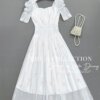 Váy Thiết Kế MDU4363 – Màu Trắng Dáng Dài Nơ Thêu Tinh Tế 13 vay thiet ke mdu4363 3 1 Mdu Fashion