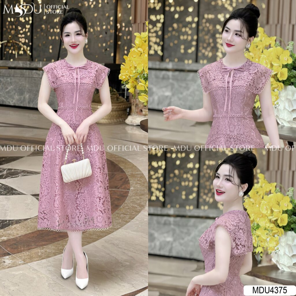 Top 10+ Mẫu Váy Công Chúa Màu Hồng Đẹp Nhất – Dịu Dàng, Sang Trọng Cho Mọi Sự Kiện 5 Váy công chúa ren hồng cổ điển