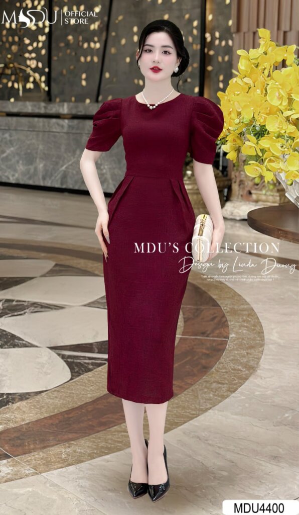 Top 10+ Đầm Body Mang Giày Thể Thao Độc Đáo Từ MDU Fashion - Thương Hiệu Thiết Kế Cao Cấp 6 Đầm body tay phồng kết hợp giày thể thao