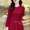 Váy Thiết Kế MDU1911: Màu Đỏ Dáng Dài Cách Điệu Tinh Tế 10 vay thiet ke mdu4911 3 Mdu Fashion