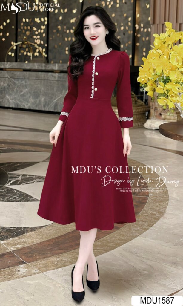 Top 10+ Mẫu Đầm Dự Tiệc Tay Dài Sang Trọng Và Quyến Rũ Cho Phái Đẹp - MDU Fashion 6 Đầm Dự Tiệc Tay Dài Phong Cách Cổ Điển