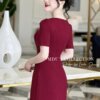 Váy Thiết Kế MDU4483 – Màu Đỏ Quyến Rũ Thiết Kế Body Ôm Sát Hoa Đính Eo Tinh Tế 12 VAY THIET KE MDU4463 4 1 Mdu Fashion