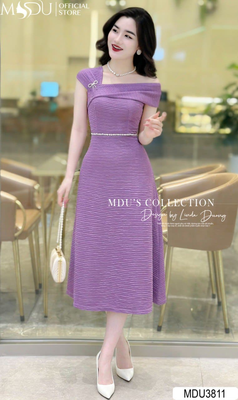 Top 10+ Mẫu Công Chúa Váy Tím Thanh Lịch và Sang Trọng từ MDU Fashion 3 Các Kiểu Dáng Công Chúa Váy Tím - Đầm Trễ Vai Tím Lãng Mạn
