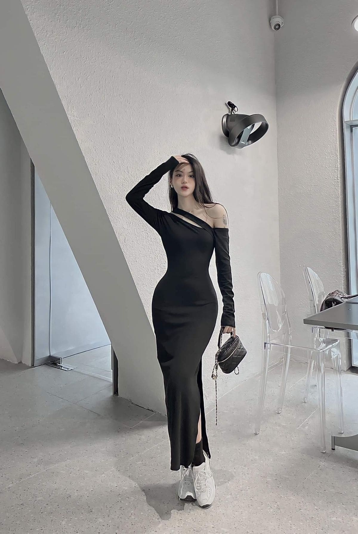 Đầm Body Dài Tay – Bí Quyết Thời Trang Tôn Dáng, Nâng Tầm Phong Cách 14 Chọn Đầm Body Dài Tay Theo Chiều Cao