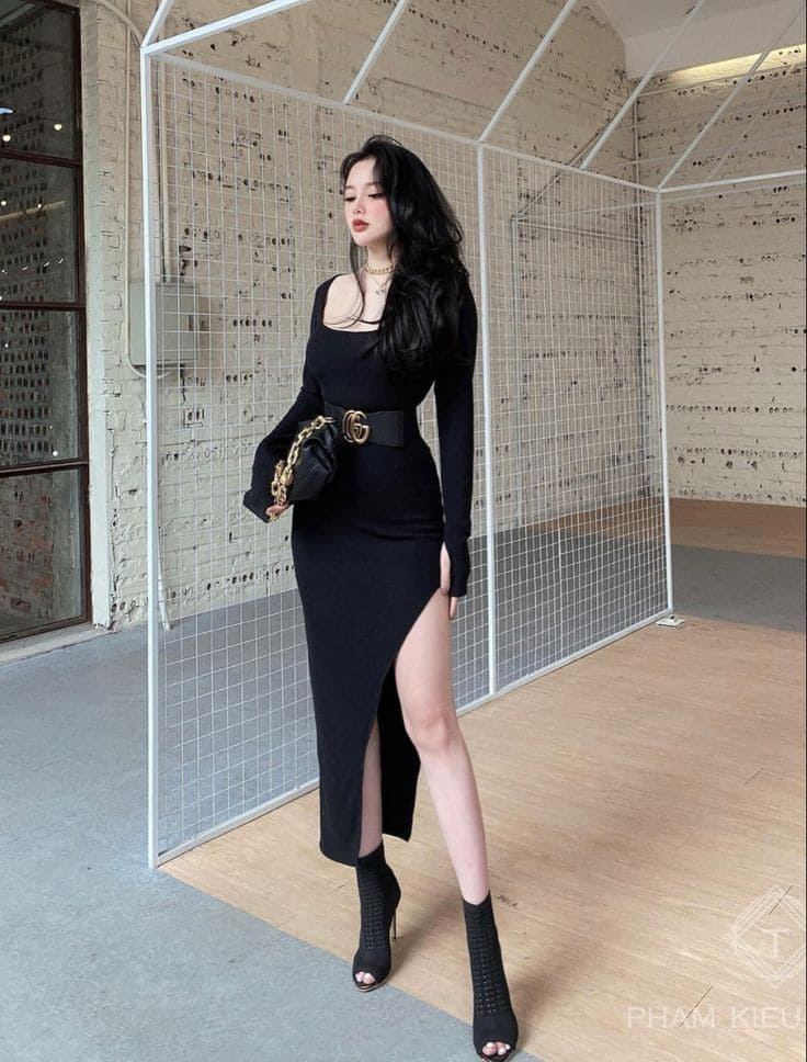 Đầm Body Dài Tay – Bí Quyết Thời Trang Tôn Dáng, Nâng Tầm Phong Cách 13 Chọn Đầm Body Dài Tay Cho Người Đầy Đặn
