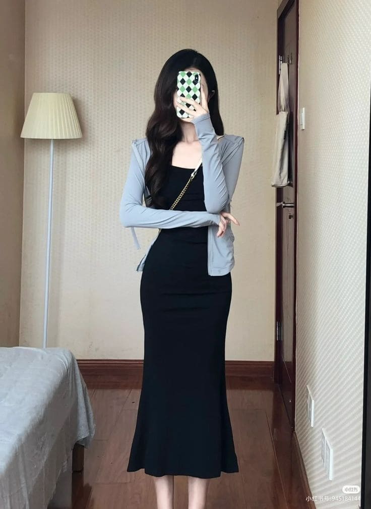 Đầm Thun Body Dài Qua Gối – Item “Must-have” Cho Phong Cách Quý Cô Hiện Đại 8 Chọn Kiểu Dáng Đầm Thun Body Dài Qua Gối