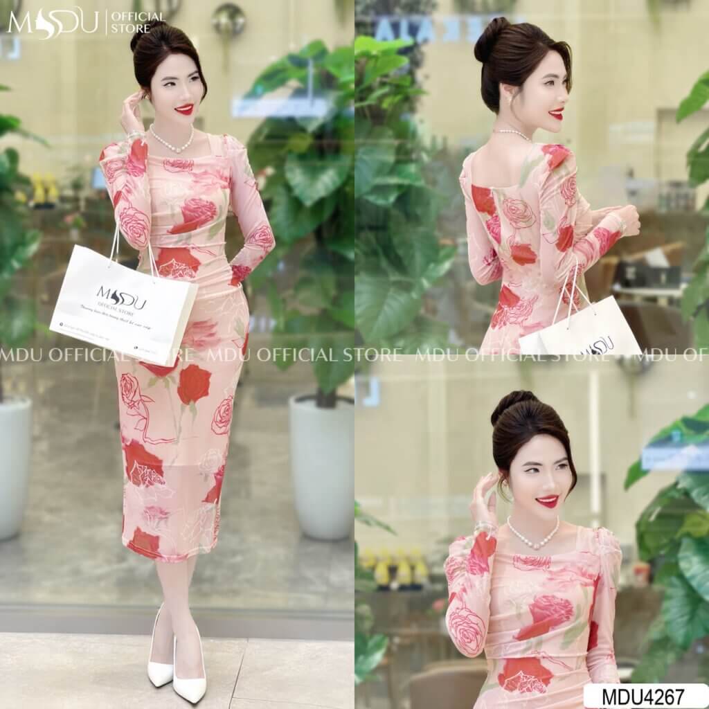 Top 10+ Mẫu Váy Body Trễ Vai Dài Tay Sang Trọng Và Quyến Rũ Cho Mọi Sự Kiện 10 Váy body trễ vai dài tay với chi tiết xếp ly