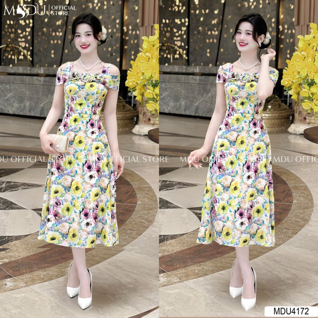 Top 10+ Váy Body Dây Bún Tôn Dáng, Quyến Rũ Đến Từng Chi Tiết 8 Váy body dây bún họa tiết thời thượng