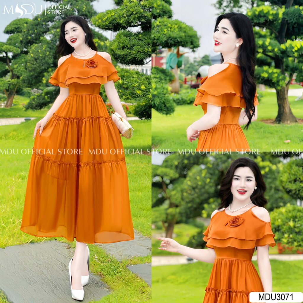 Top 10+ Mẫu Đầm Body Cổ Yếm Cao Cấp Từ Thương Hiệu Mdu Fashion 7 Đầm cổ yếm màu sắc bắt mắt