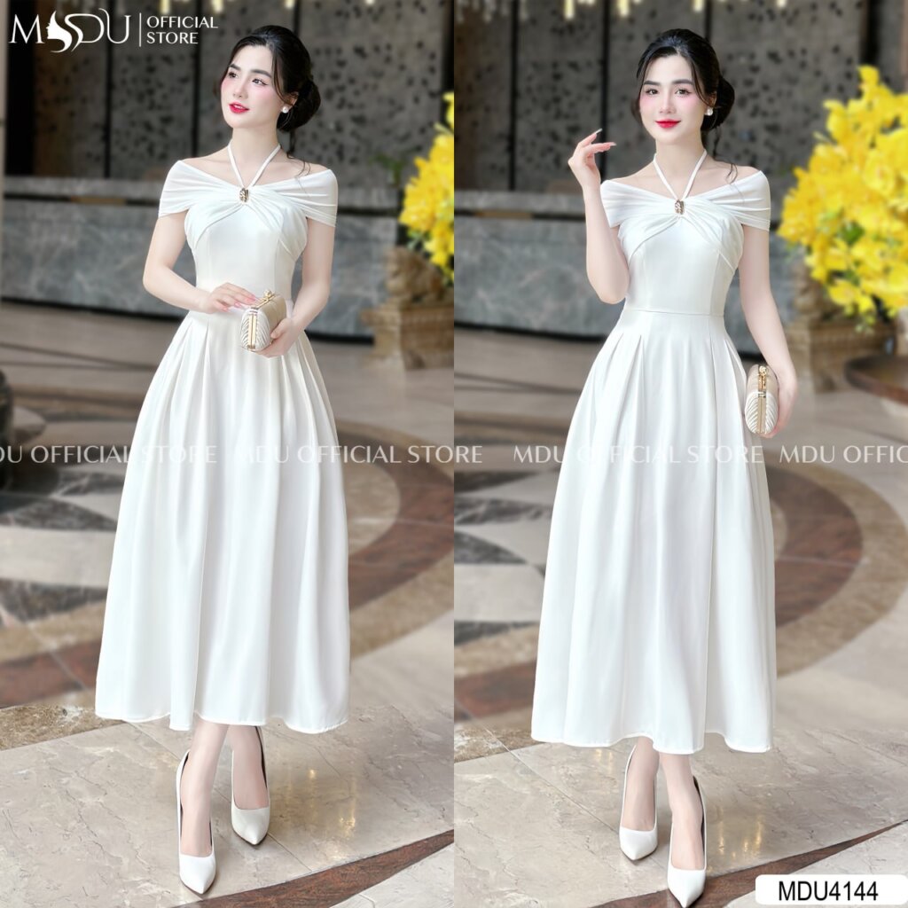 Top 10+ Mẫu Đầm Body Cúp Ngực Đẳng Cấp Từ Mdu Fashion - Thương Hiệu Thiết Kế Cao Cấp 3 Đầm body cúp ngực chevron Hàn phối nhũ cao cấp