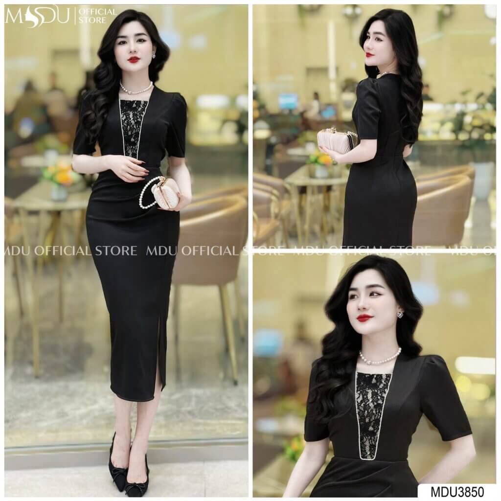 Top 10+ Mẫu Đầm Body Dáng Dài Phong Cách Cổ Điển Sang Trọng Từ MDU Fashion 10 Đầm Body Thiết Kế Cao Cấp Xẻ Tà Quyến Rũ