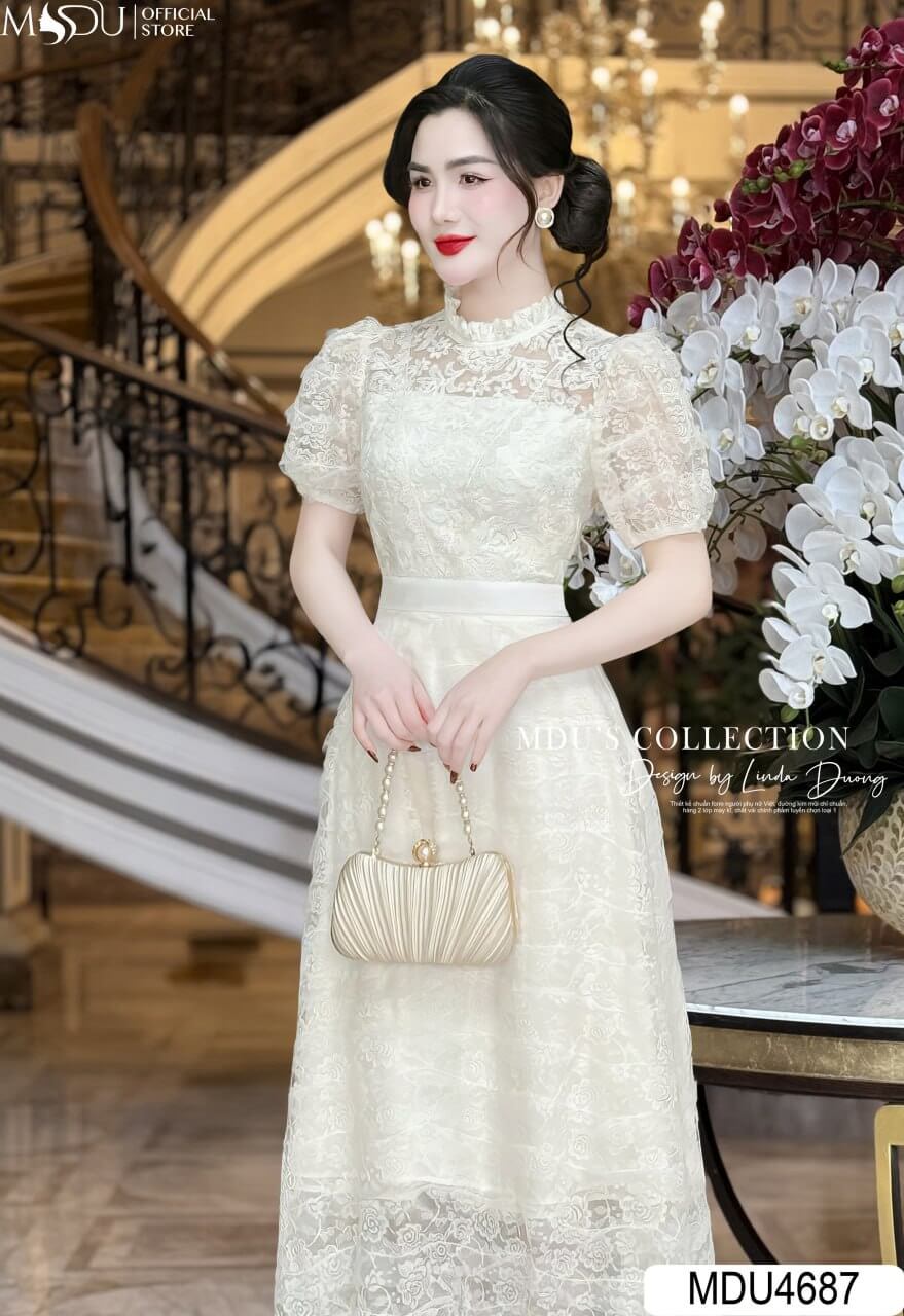 Top Mẫu Váy Công Chúa Người Lớn Màu Trắng Khiến Chị Em Tỏa Sáng Như Nữ Chính Ngôn Tình 13 Váy Công Chúa Người Lớn Màu Trắng Bằng Ren