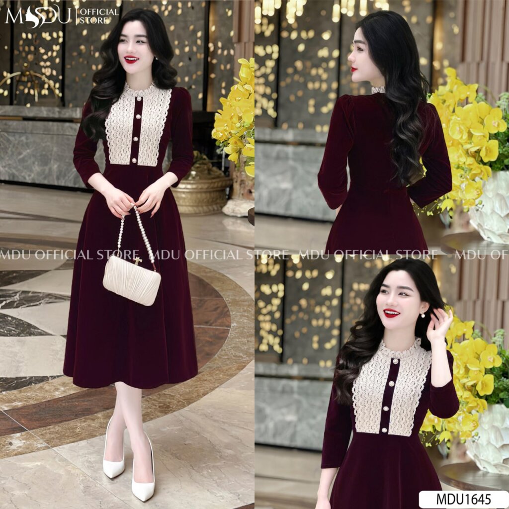 Top 10+ Mẫu Váy Dự Tiệc Mùa Thu Sang Trọng và Đẳng Cấp 7 Váy Dự Tiệc Phối Ren