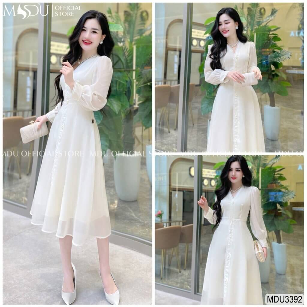 Top 10+ Mẫu Đầm Body Tay Dài Quyến Rũ Và Thanh Lịch Từ MDU Fashion 5 Đầm tay dài body ren xuyên thấu