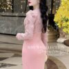 Váy Thiết Kế MDU3780 Chất Ren Hoa Đính Dệt Nổi Phối Tùng Váy Mango Ý, Đứng Form, Xẻ Trước 10 vay thiet ke mdu3780 3 Mdu Fashion