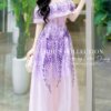 Váy Dáng Xòe MDU4238 Trễ Vai Cùng Họa Tiết Đơn Điệu 9 vay thiet ke mdu4238 2 1 Mdu Fashion