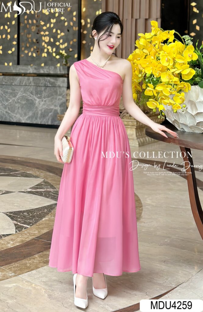 Top 10+ Mẫu Thiết Kế Váy Đi Biển Đẹp Sang Chảnh Tôn Dáng Từ MDU Fashion 13 Mẫu thiết kế váy đi biển maxi lệch vai