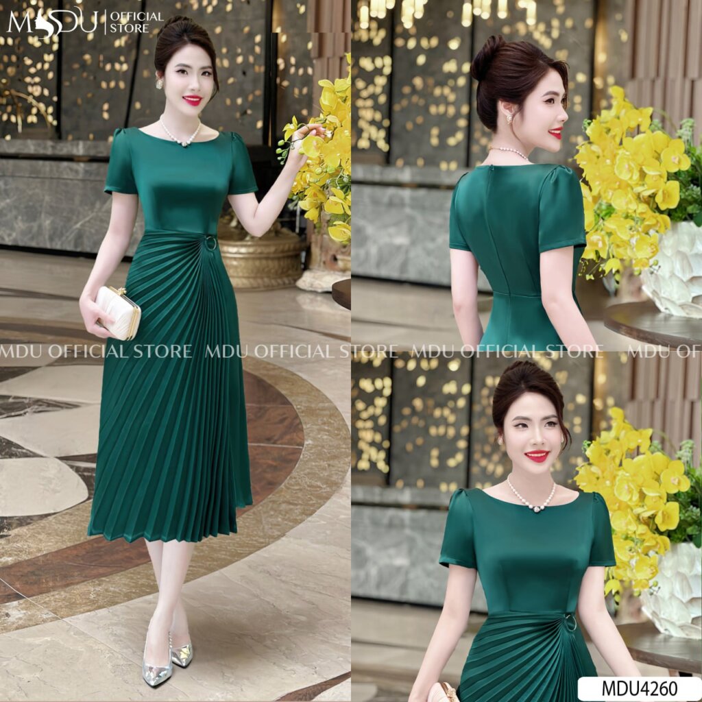 Top 10+ Mẫu Đầm Dự Tiệc Cho Người Mập Lớn Tuổi Sang Trọng Và Tôn Dáng 9 Đầm Dự Tiệc Xếp Ly