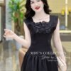 Váy Thiết Kế MDU4286 – Màu Đen Sang Chảnh Cổ Vuông Đính Hoa Tinh Tế 9 vay thiet ke mdu4286 3 1 Mdu Fashion