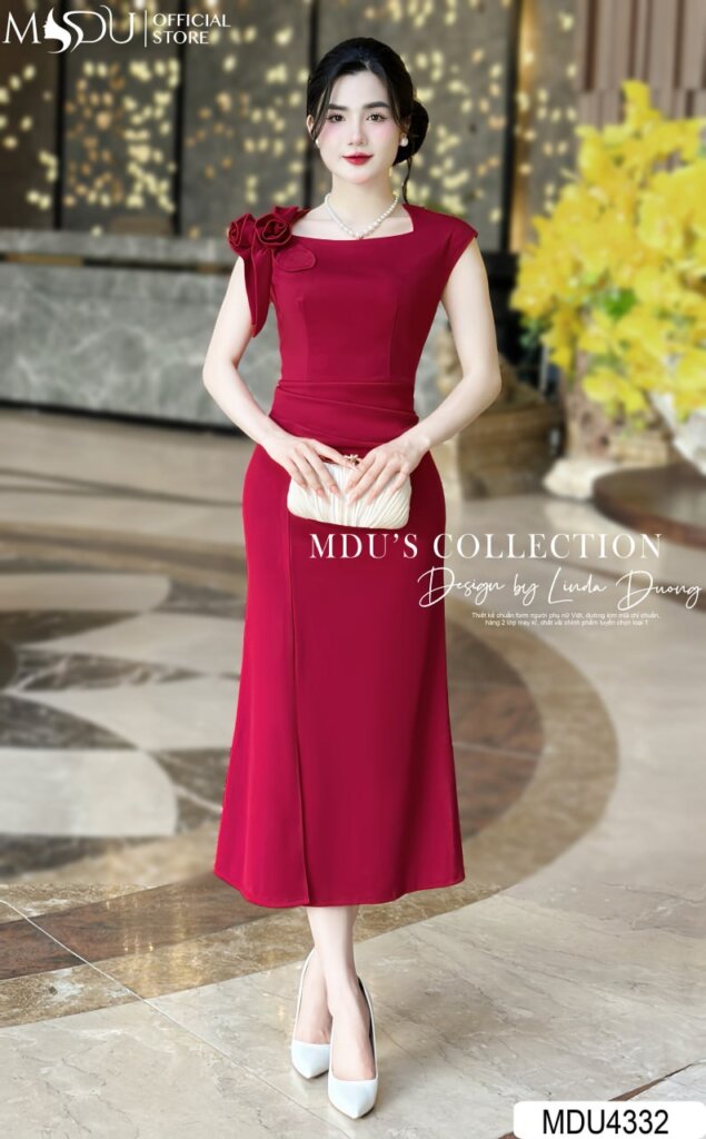 Top 10+ Mẫu Đầm Body Bigsize Sang Trọng Từ MDUfashion – Tự Tin Toả Sáng Với Vóc Dáng Của Bạn 13 Đầm Body Bigsize Màu Đỏ Trễ Vai