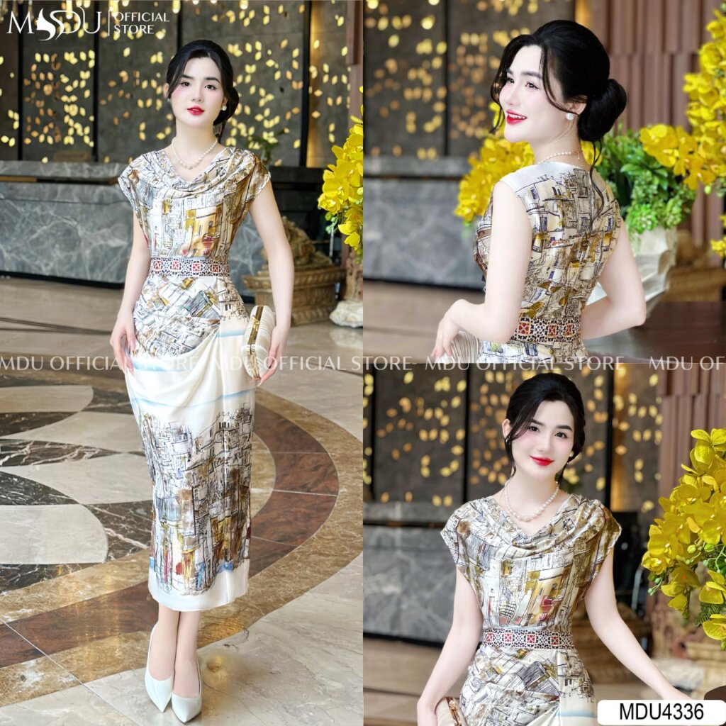 Những Mẫu Váy Lụa Body Nổi Bật Từ Thương Hiệu MDU Fashion 5 Mẫu váy lụa body phối họa tiết mới lạ