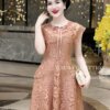 Váy Thiết Kế MDU4389 – Dáng Váy Xòe Nhẹ Cùng Chi Tiết Vai Phủ Cách Điệu 10 vay thiet ke mdu4389 3 Mdu Fashion