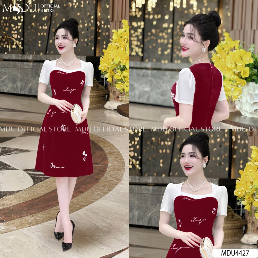 Top 10+ Mẫu Thiết Kế Váy Ngắn Trẻ Trung Và Thời Thượng Cho Phái Đẹp 11 Thiết Kế Váy Ngắn Cổ Vuông