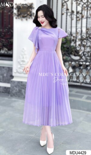 Váy Thiết Kế MDU4429 –  Vẻ Đẹp Thanh Lịch Với Vát Chéo Tinh Tế